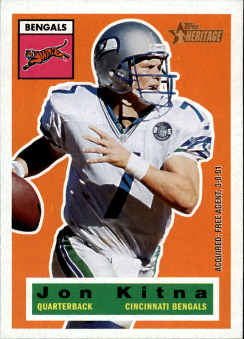 2001 Topps Heritage Football "Main Set" Cards - Picture 100 of 125