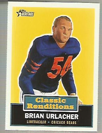 2001 Topps Heritage Classic Renditions #CR8 Brian Urlacher