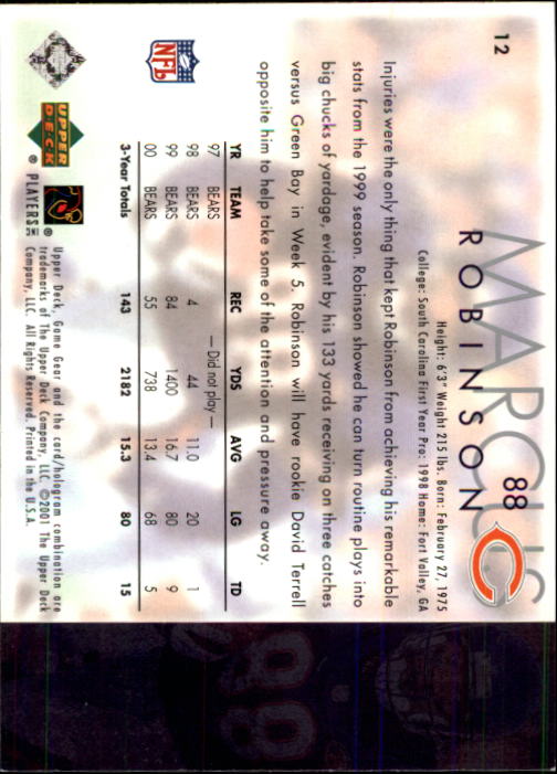 2001 Game Gear (Upper Deck) Football Cards - Picture 155 of 177