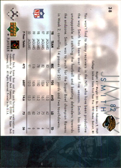2001 Game Gear (Upper Deck) Football Cards - Picture 105 of 177