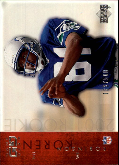 2001 Game Gear (Upper Deck) Football Cards - Picture 4 of 177