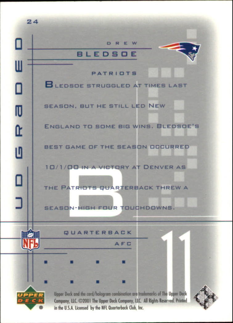 2001 Graded (Upper Deck) Football Cards - Picture 13 of 25