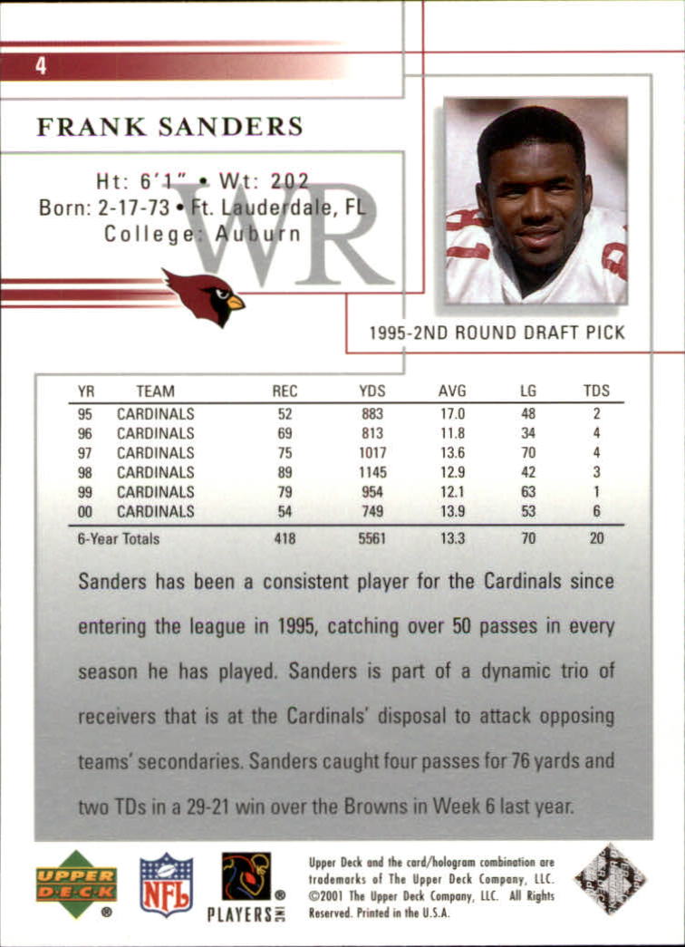 2001 Upper Deck Football "Main Set" Cards - Picture 9 of 361