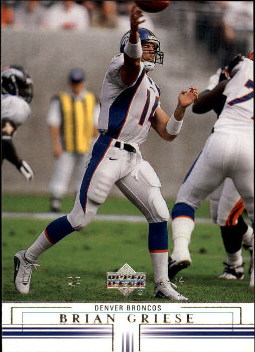 2001 Upper Deck Football "Main Set" Cards - Picture 100 of 361