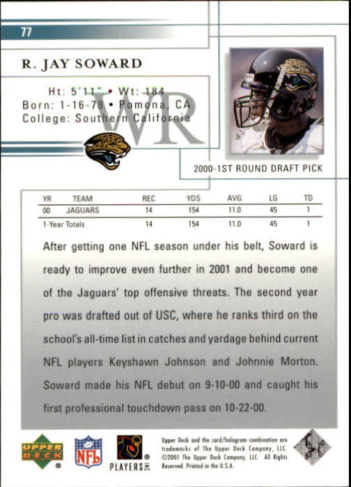 2001 Upper Deck Football "Main Set" Cards - Picture 145 of 361