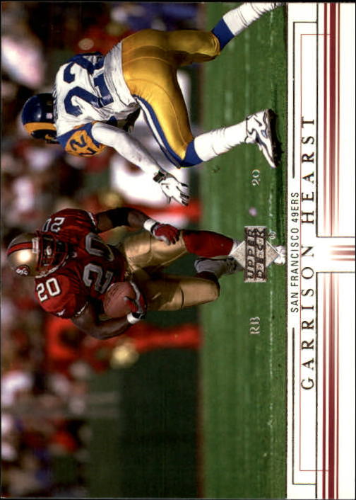 2001 Upper Deck Football "Main Set" Cards - Picture 284 of 361
