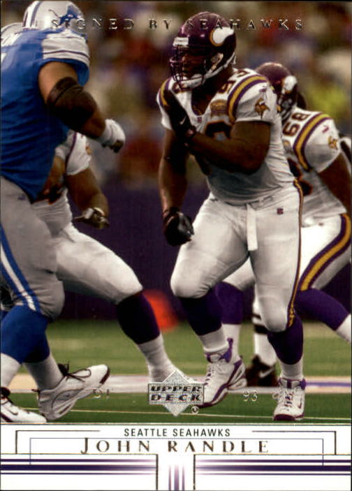 2001 Upper Deck Football "Main Set" Cards - Picture 296 of 361