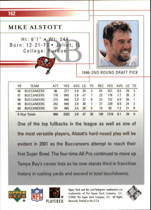 2001 Upper Deck Football "Main Set" Cards - Picture 303 of 361