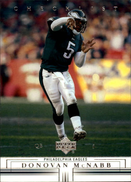 2001 Upper Deck Football "Main Set" Cards - Picture 336 of 361