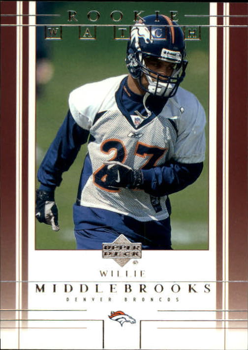 2001 Upper Deck Football "Main Set" Cards - Picture 344 of 361