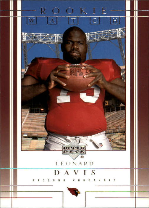 2001 Upper Deck Football "Main Set" Cards - Picture 350 of 361