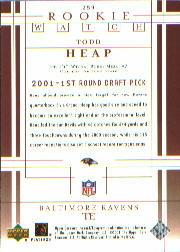 2001 Upper Deck Football "Main Set" Cards - Picture 361 of 361