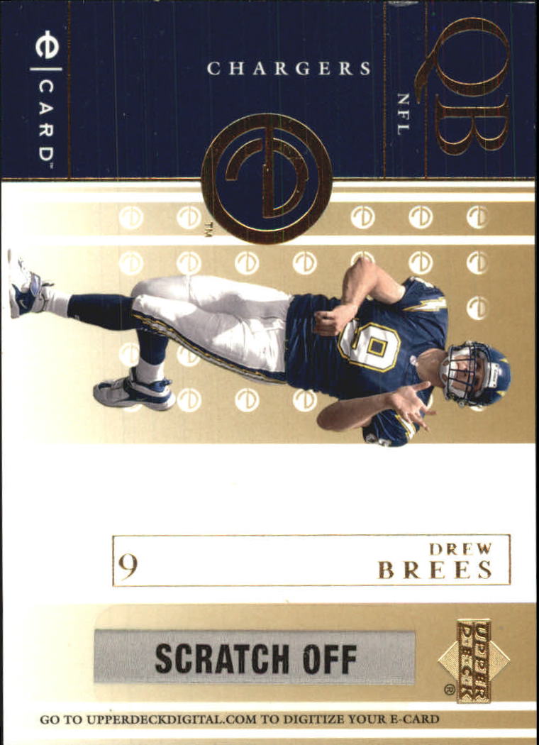 2001 Upper Deck e-Card #EDB Drew Brees