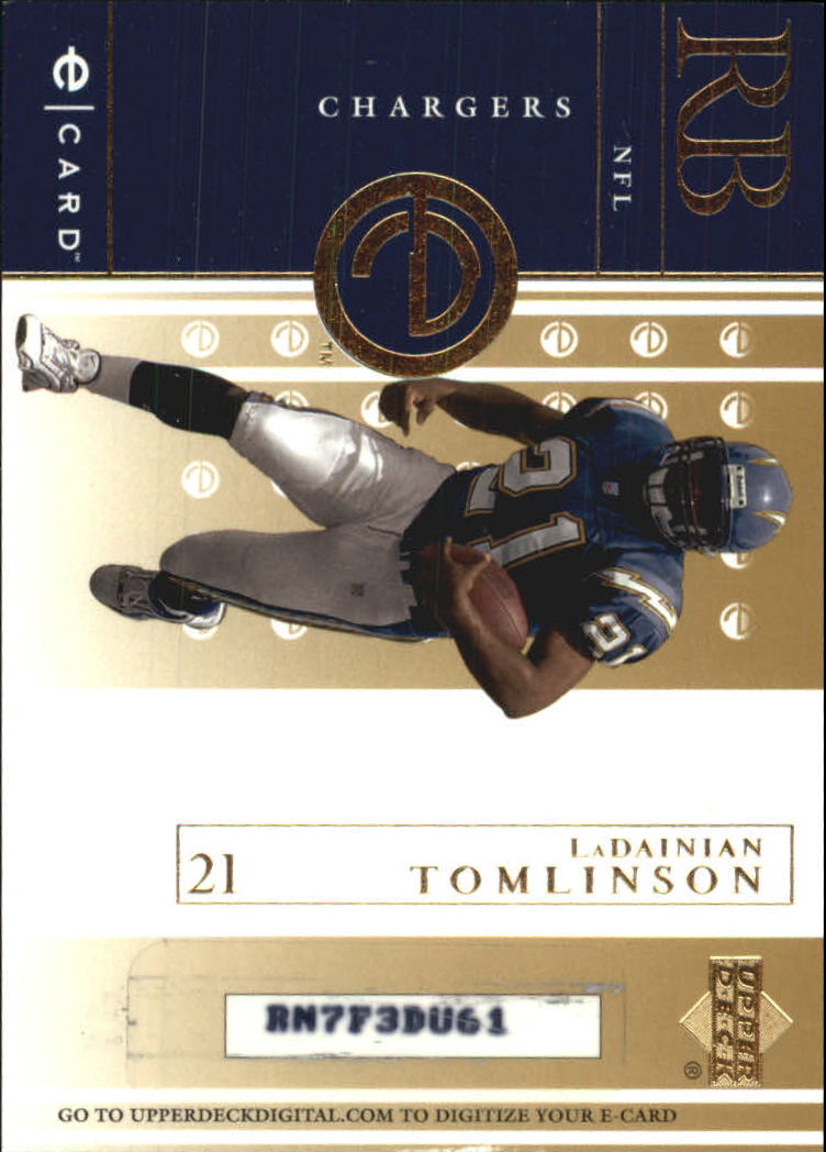 2001 Upper Deck e-Card #ELT LaDainian Tomlinson