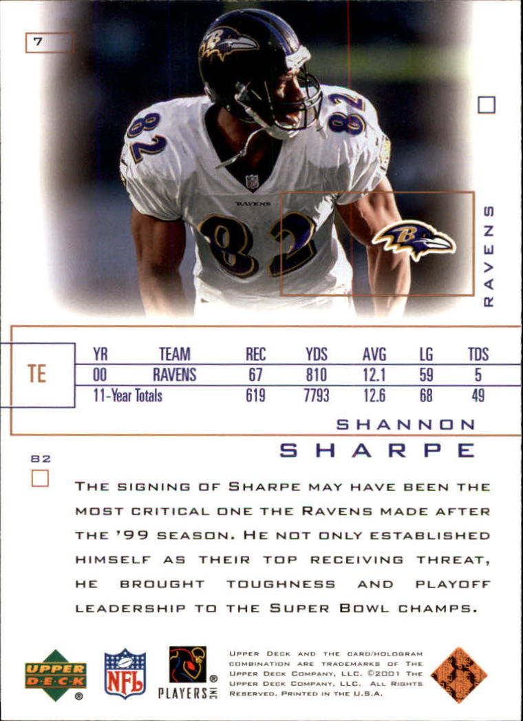 2001 Pros and Prospects (Upper Deck) Football "Main Set" Cards - Picture 3 of 67