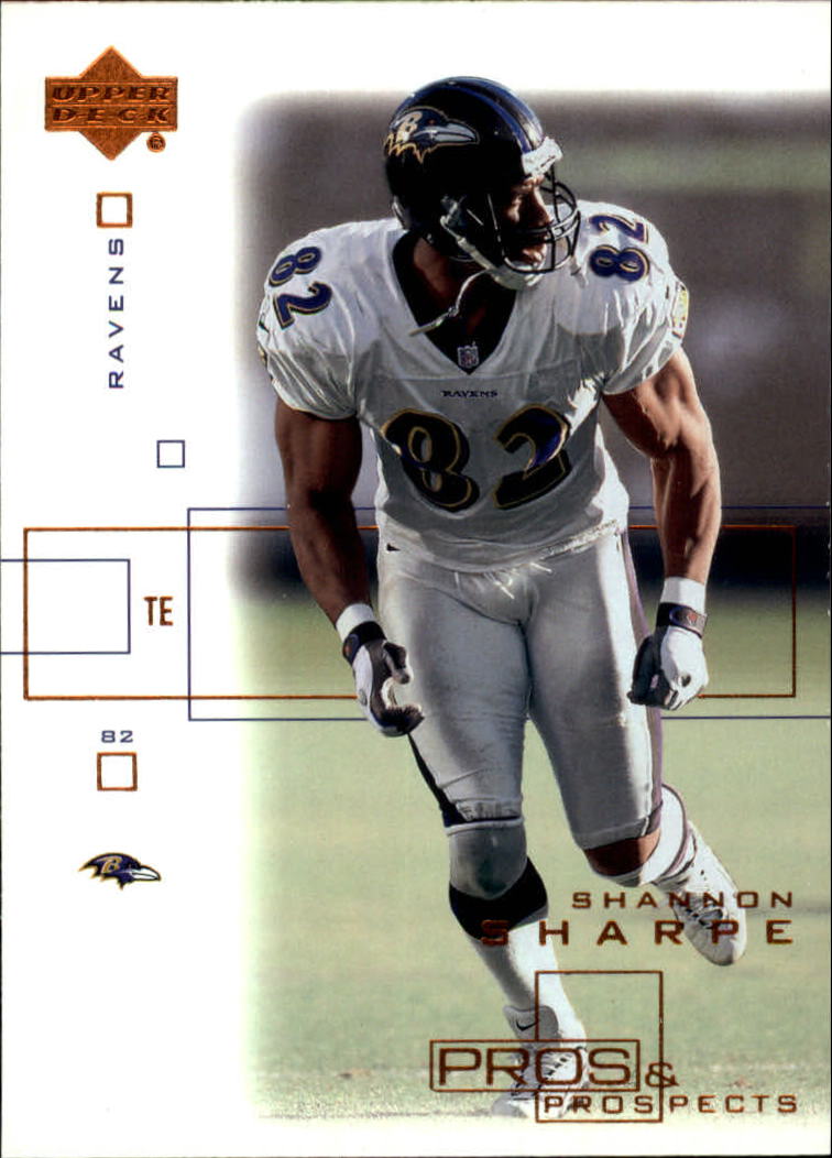 2001 Upper Deck Pros and Prospects #7 Shannon Sharpe - NM-MT