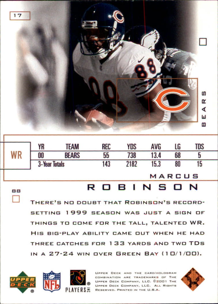 2001 Pros and Prospects (Upper Deck) Football "Main Set" Cards - Picture 11 of 67