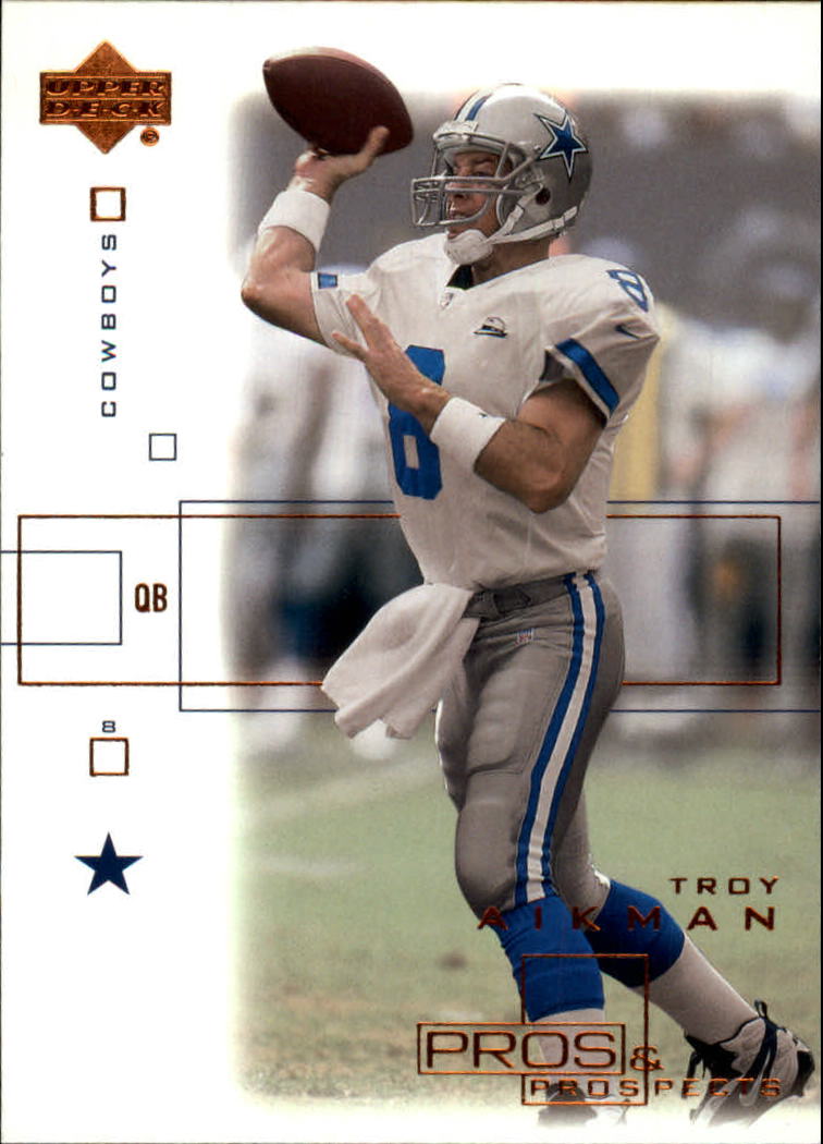 2001 Pros and Prospects (Upper Deck) Football "Main Set" Cards - Picture 20 of 67
