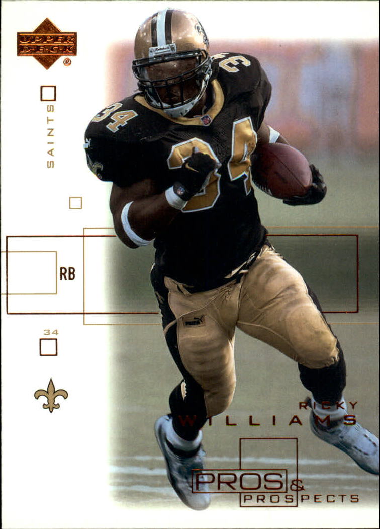 2001 Pros and Prospects (Upper Deck) Football "Main Set" Cards - Picture 36 of 67