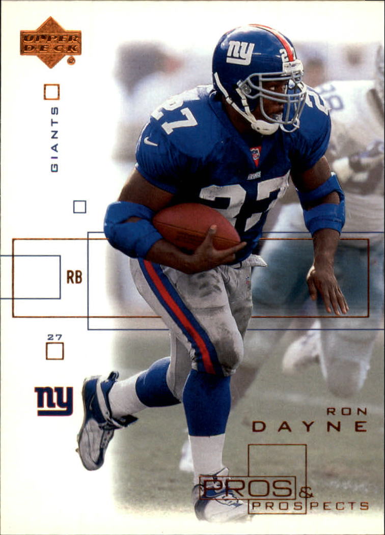 2001 Pros and Prospects (Upper Deck) Football "Main Set" Cards - Picture 38 of 67