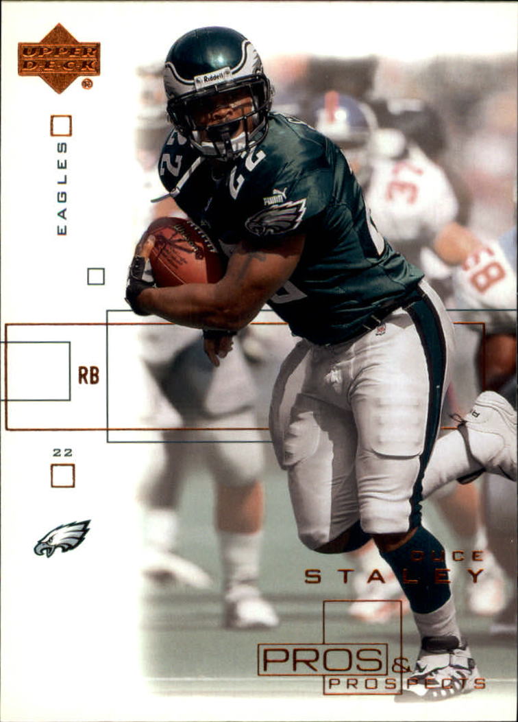 2001 Pros and Prospects (Upper Deck) Football "Main Set" Cards - Picture 44 of 67