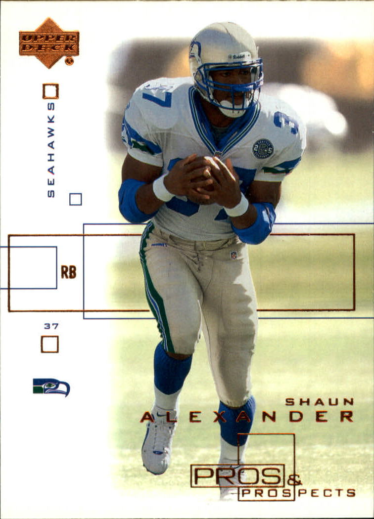 2001 Pros and Prospects (Upper Deck) Football "Main Set" Cards - Picture 56 of 67