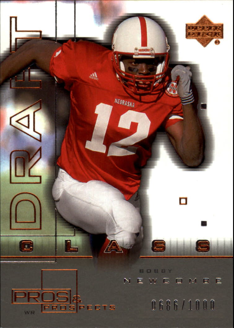 2001 Pros and Prospects (Upper Deck) Football "Main Set" Cards - Picture 64 of 67