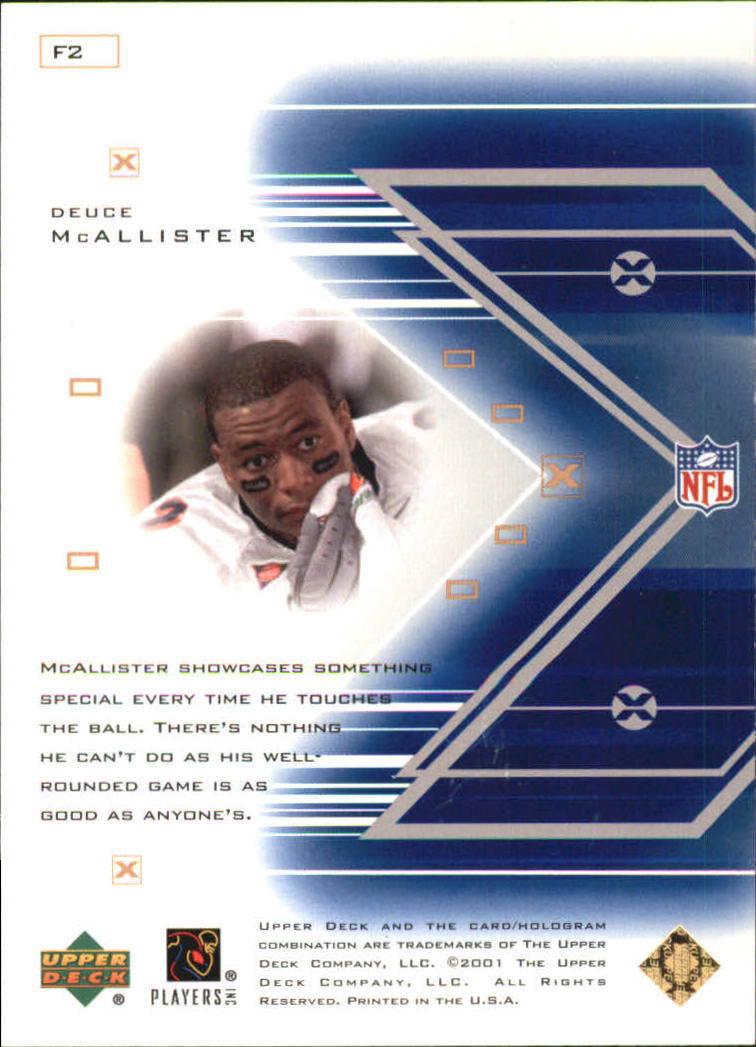 2001 Pros and Prospects (Upper Deck) Football "Insert" Cards - Bild 5 von 9