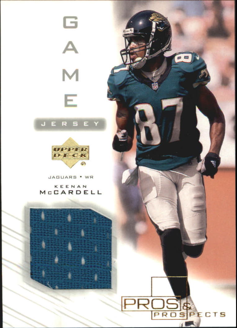 2001 Upper Deck Pros and Prospects Game Jersey #KMJ Keenan McCardell