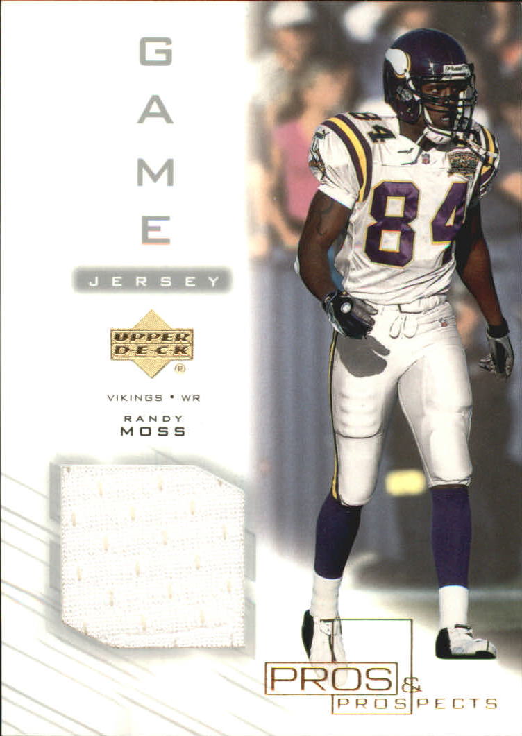 2001 Upper Deck Pros and Prospects Game Jersey #RMJ Randy Moss