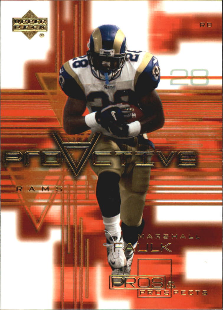2001 Upper Deck Pros and Prospects ProActive #PA3 Marshall Faulk