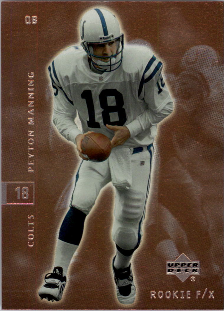 2001 Upper Deck Rookie F/X #36 Peyton Manning - NM-MT
