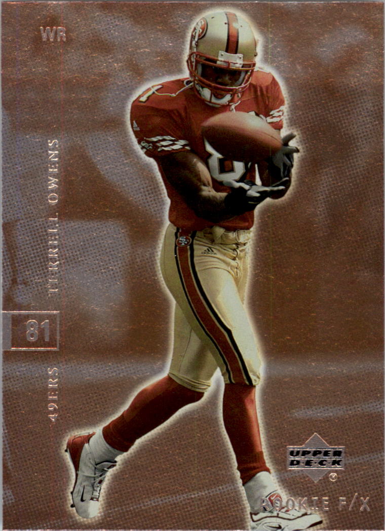 2001 Upper Deck Rookie F/X #78 Terrell Owens - NM-MT - Burbank