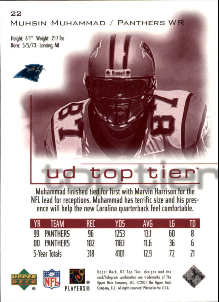 B1253- 2001 Upper Deck Top Tier FB 1-225 + Inserts -You Pick- 15+ FREE US SHIP - Picture 41 of 319