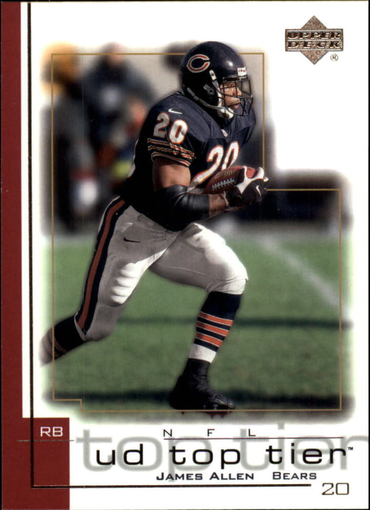 2001 Top Tier (Upper Deck) Football "Main Set" Cards - Picture 58 of 355