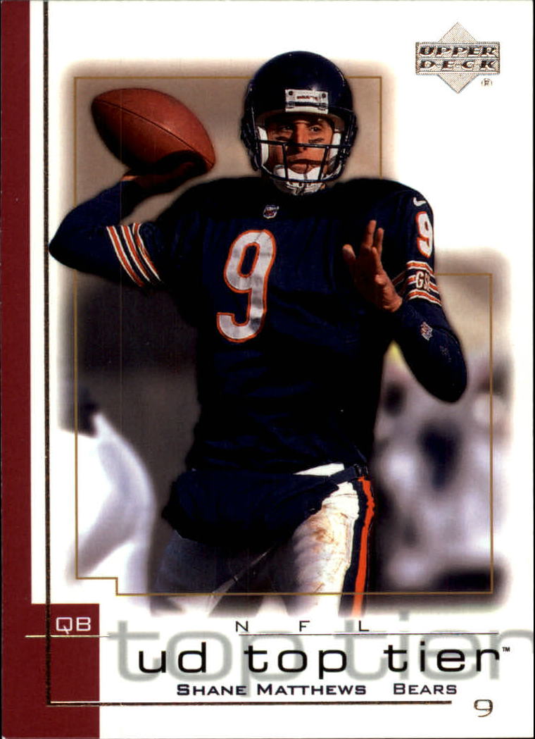 2001 Top Tier (Upper Deck) Football "Main Set" Cards - Picture 66 of 355