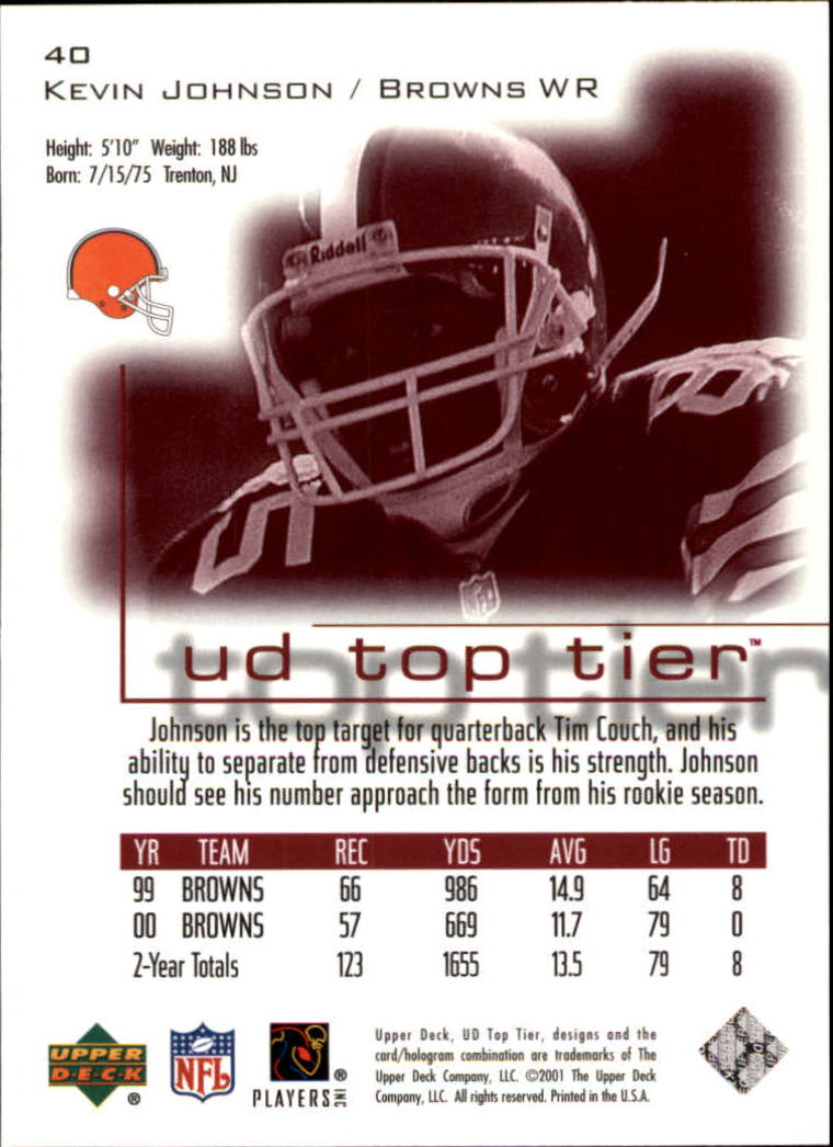 B1253- 2001 Upper Deck Top Tier FB 1-225 + Inserts -You Pick- 15+ FREE US SHIP - Picture 67 of 319
