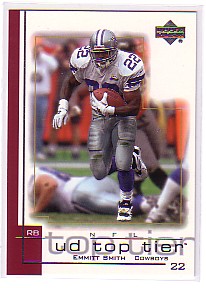 2001 Top Tier (Upper Deck) Football "Main Set" Cards - Picture 86 of 355