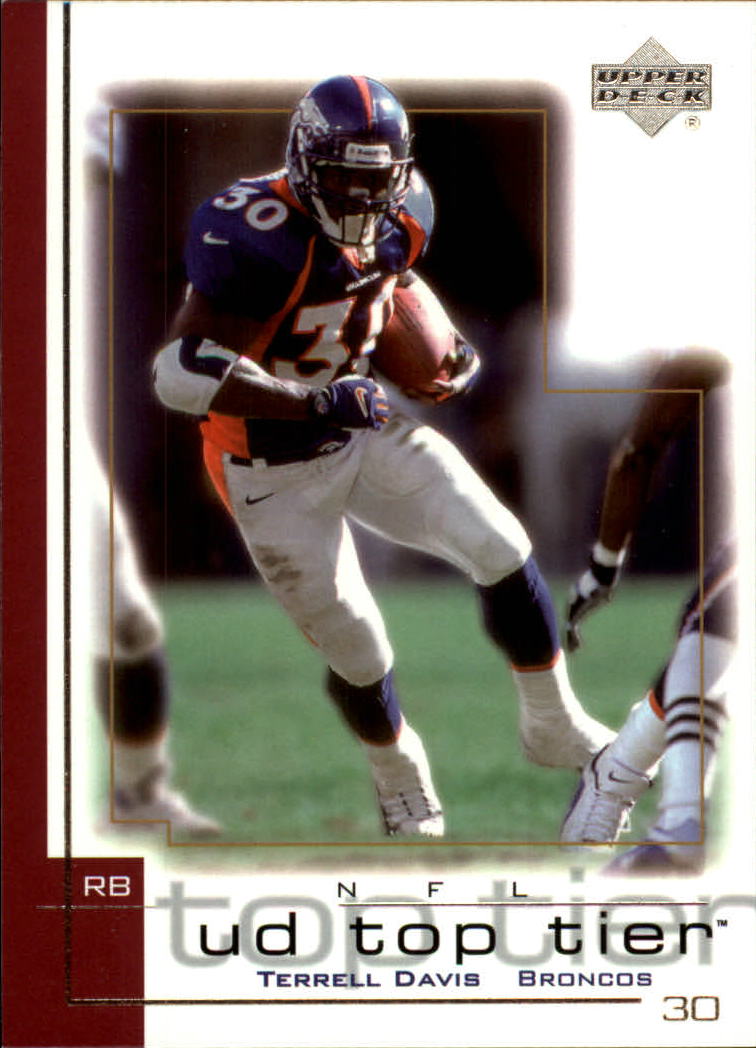 2001 Top Tier (Upper Deck) Football "Main Set" Cards - Picture 96 of 355