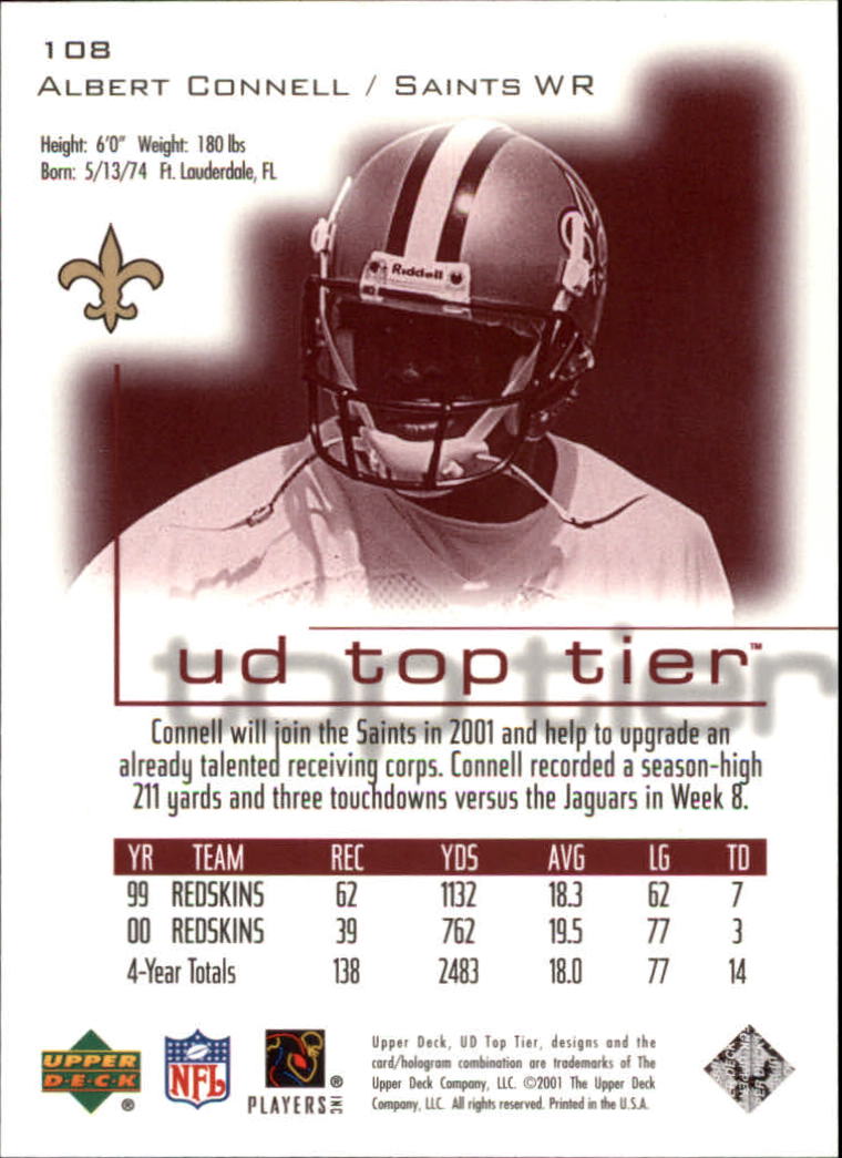 B1253- 2001 Upper Deck Top Tier FB 1-225 + Inserts -You Pick- 15+ FREE US SHIP - Picture 173 of 319