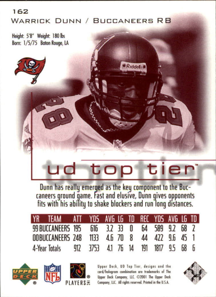 B1253- 2001 Upper Deck Top Tier FB 1-225 + Inserts -You Pick- 15+ FREE US SHIP - Picture 273 of 319