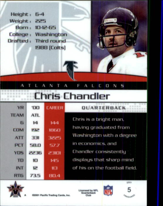 A8035- 2001 Vanguard Football Cards 1-135 +Rookies -You Pick- 15+ FREE US SHIP - Picture 85 of 141