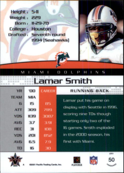 A8035- 2001 Vanguard Football Cards 1-135 +Rookies -You Pick- 15+ FREE US SHIP - Picture 111 of 141