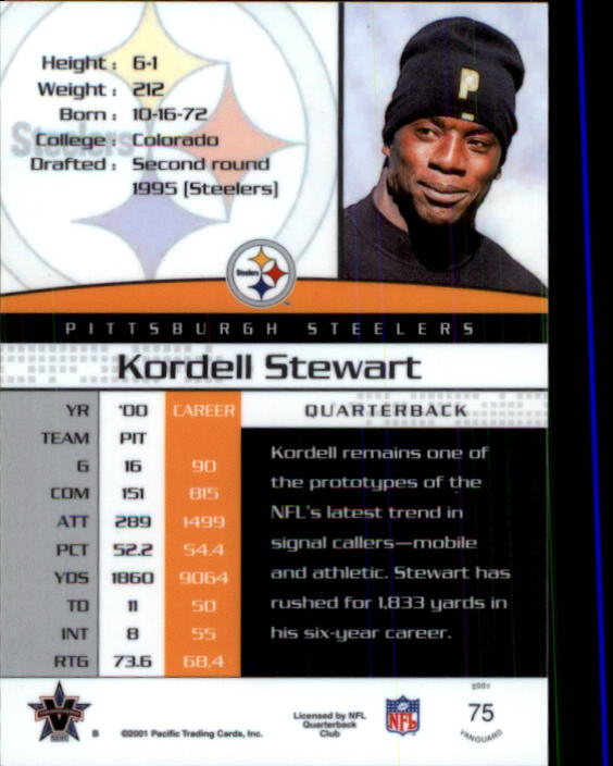 A8035- 2001 Vanguard Football Cards 1-135 +Rookies -You Pick- 15+ FREE US SHIP - Picture 15 of 141