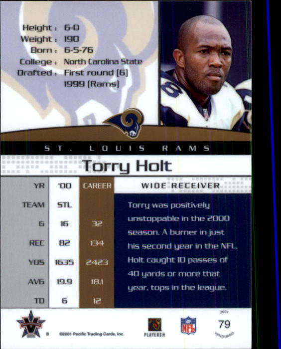 A8035- 2001 Vanguard Football Cards 1-135 +Rookies -You Pick- 15+ FREE US SHIP - Picture 115 of 141