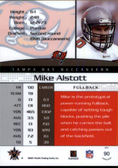 A8035- 2001 Vanguard Football Cards 1-135 +Rookies -You Pick- 15+ FREE US SHIP - Picture 21 of 141