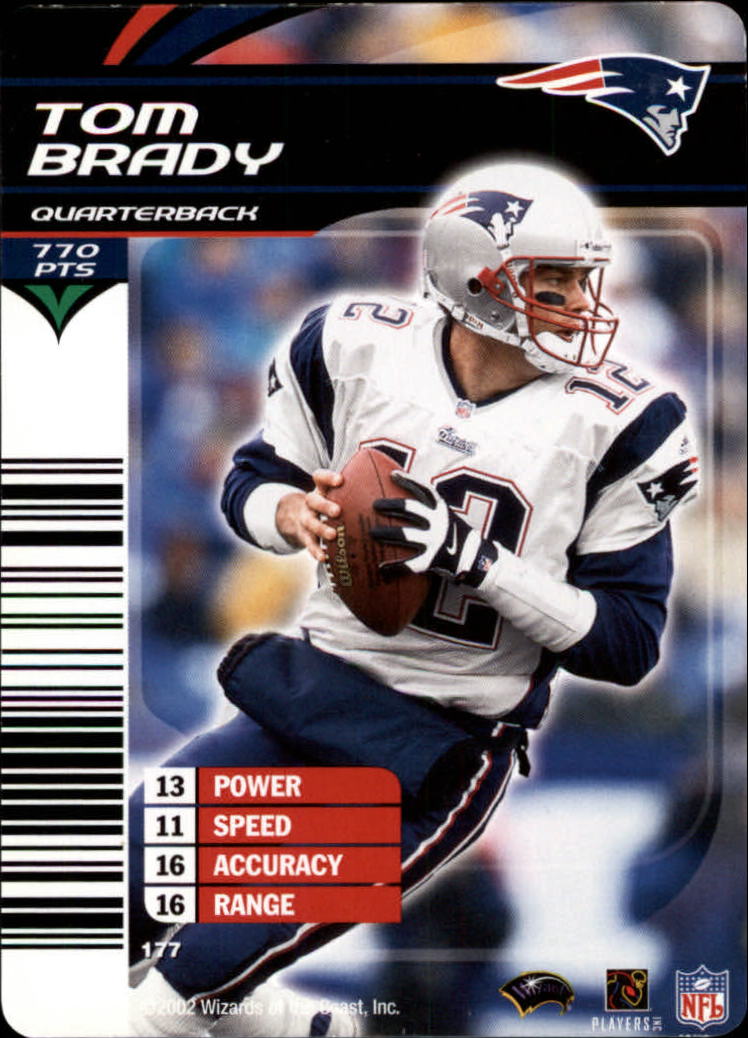 2002 NFL Showdown #177 Tom Brady back image