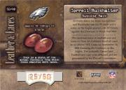 2002 Absolute Memorabilia Leather and Laces Combos #LL40 Correll Buckhalter back image