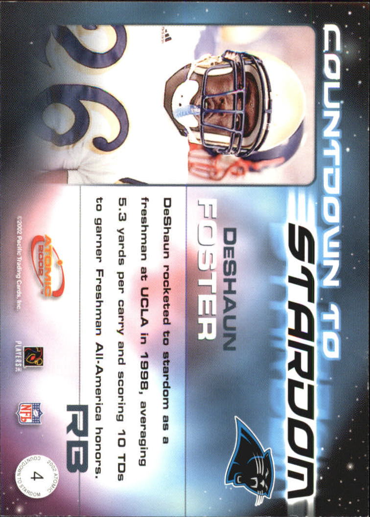 2002 Atomic (Pacific) Football "Insert" Cards - Picture 13 of 39