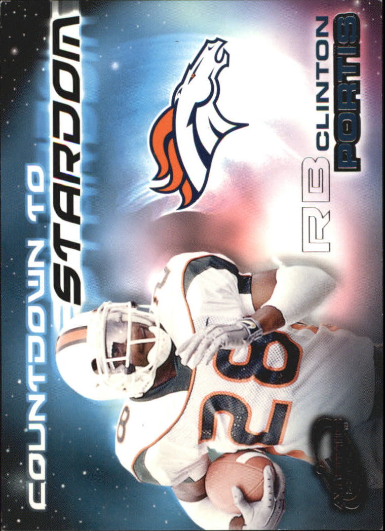 2002 Atomic Countdown To Stardom #8 Clinton Portis